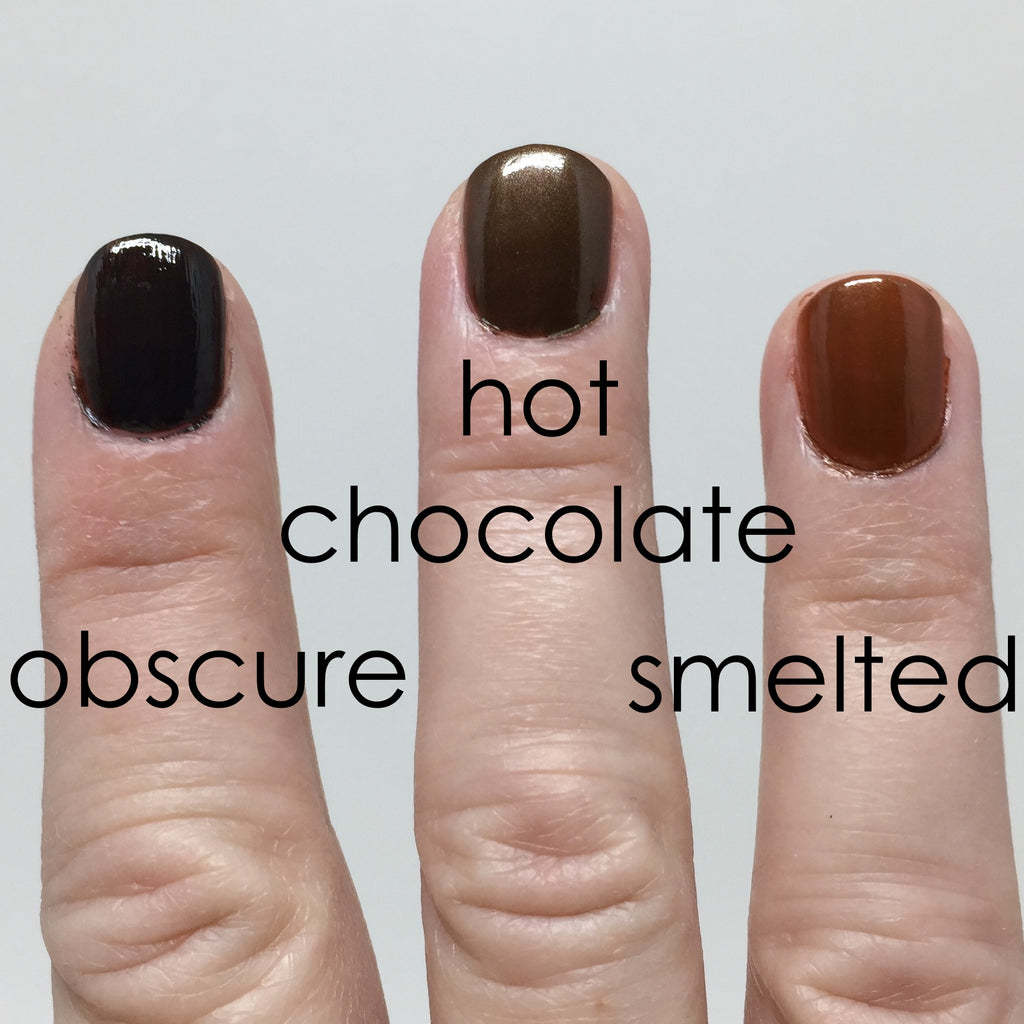100% PURE Zer0 20-Free Nail Polish Ruby Chocolate Long Wear Breathable  Vibrant Color Less